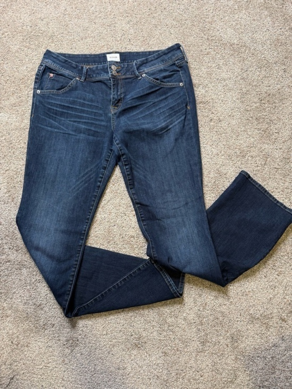 Hudson Jeans Straight Leg Dark Blue Women’s Jeans